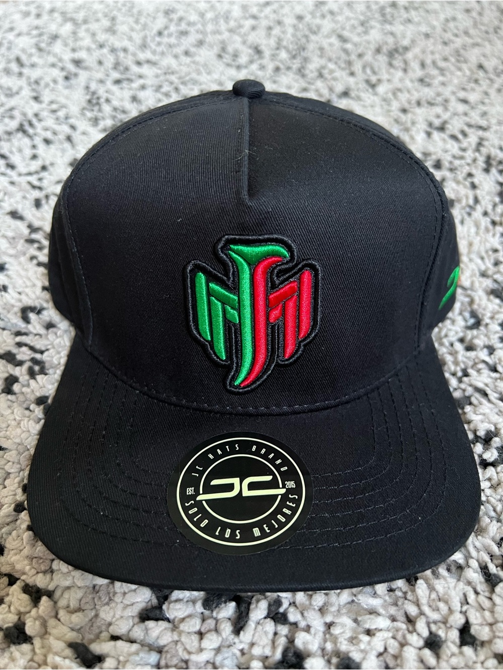 JC Hats x Jaime Munguia Logo Who’s Next Boxing Black Snapback Hat